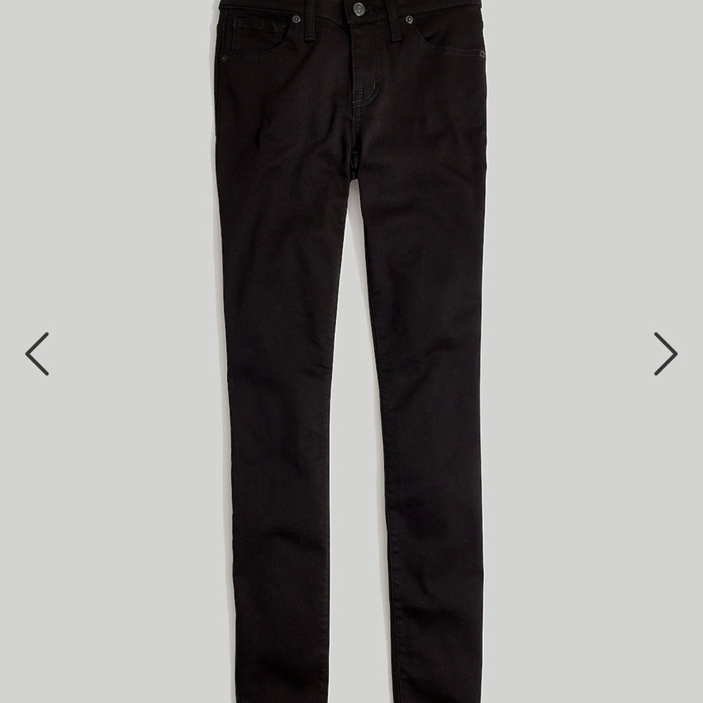 Madewell 29T black skinny jeans